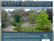 Tablet Screenshot of granitegardens.com.au